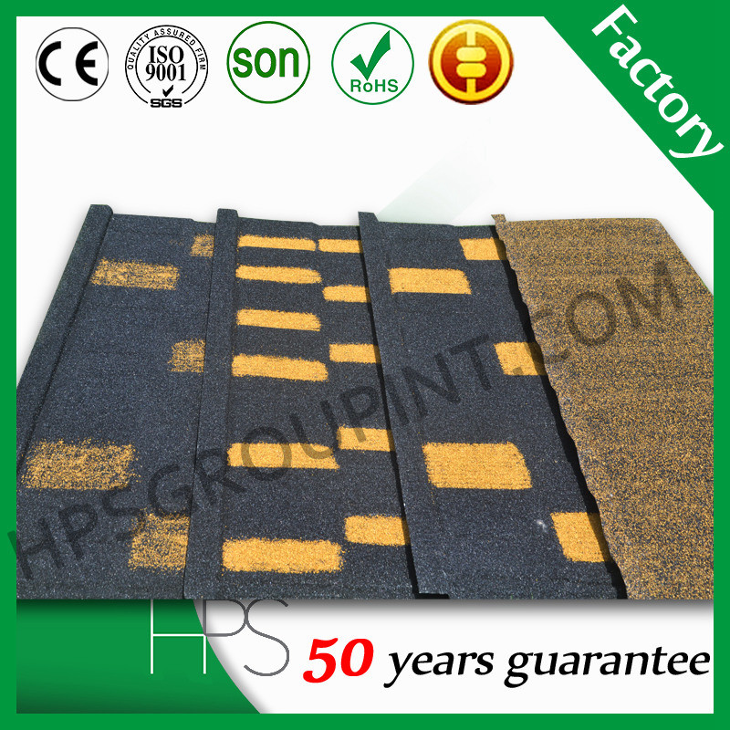 Kenya Hot Sale Non-Fade Color Stone Coated Roofing Tile