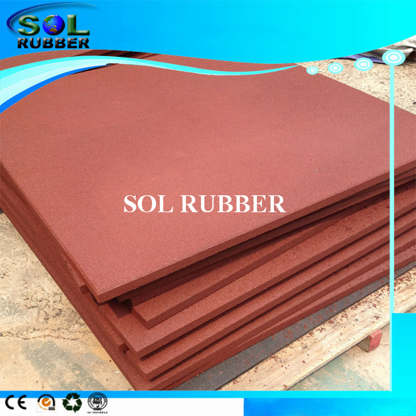 Heavy Duty Horse Floor Rubber Tile with Size 1mx1mx30mm