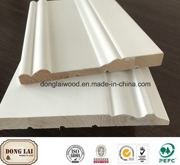 Customized Outdoor Chinese Fir Baseboard