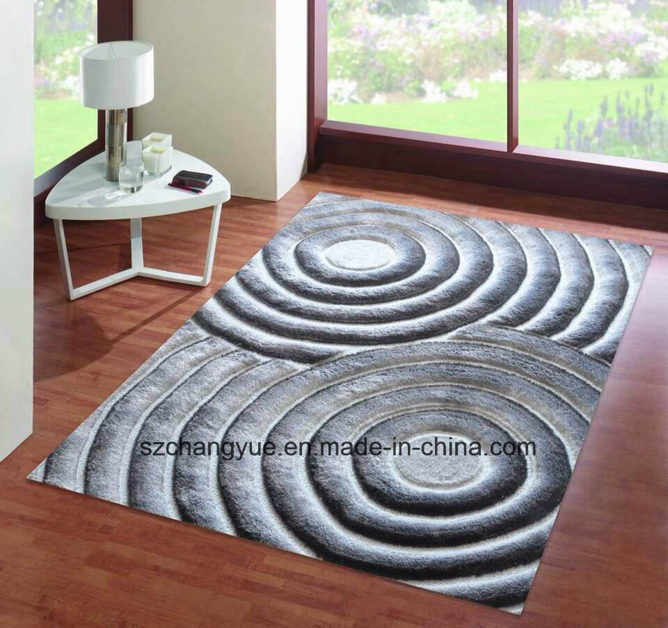 High Quality Polyester Modern Shaggy Rugs with 3D Effects