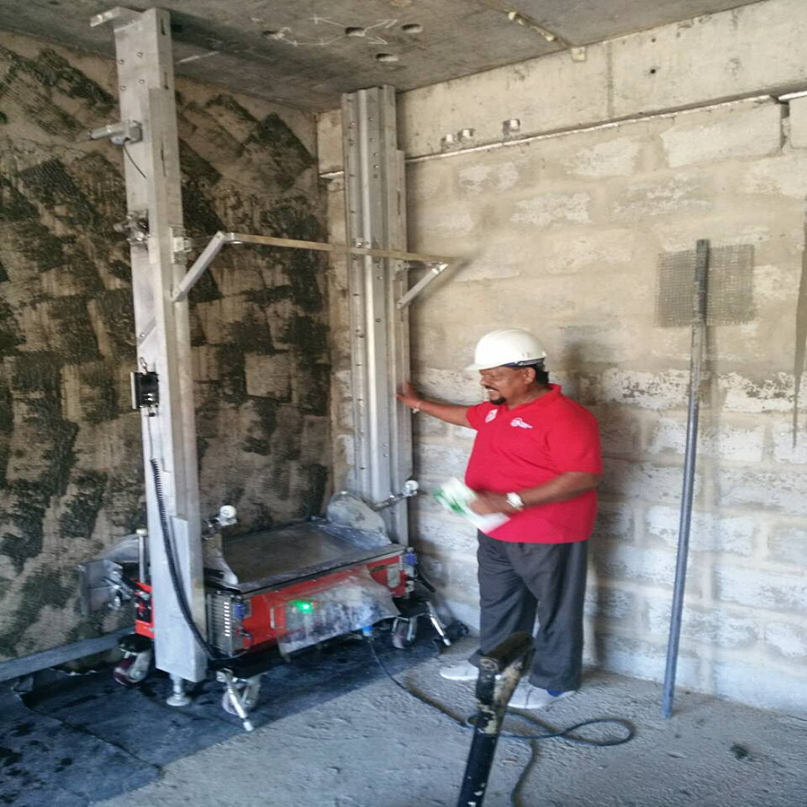 India Wall Plastering Machine for Brick Wall