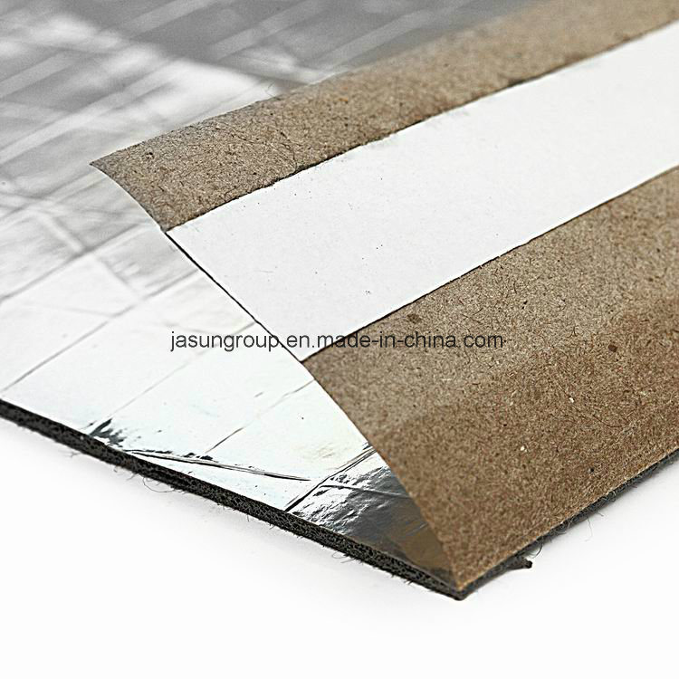 2.8mm Silver Adhesive Acoustic Rubber Underlay for Wood and Laminate Floors