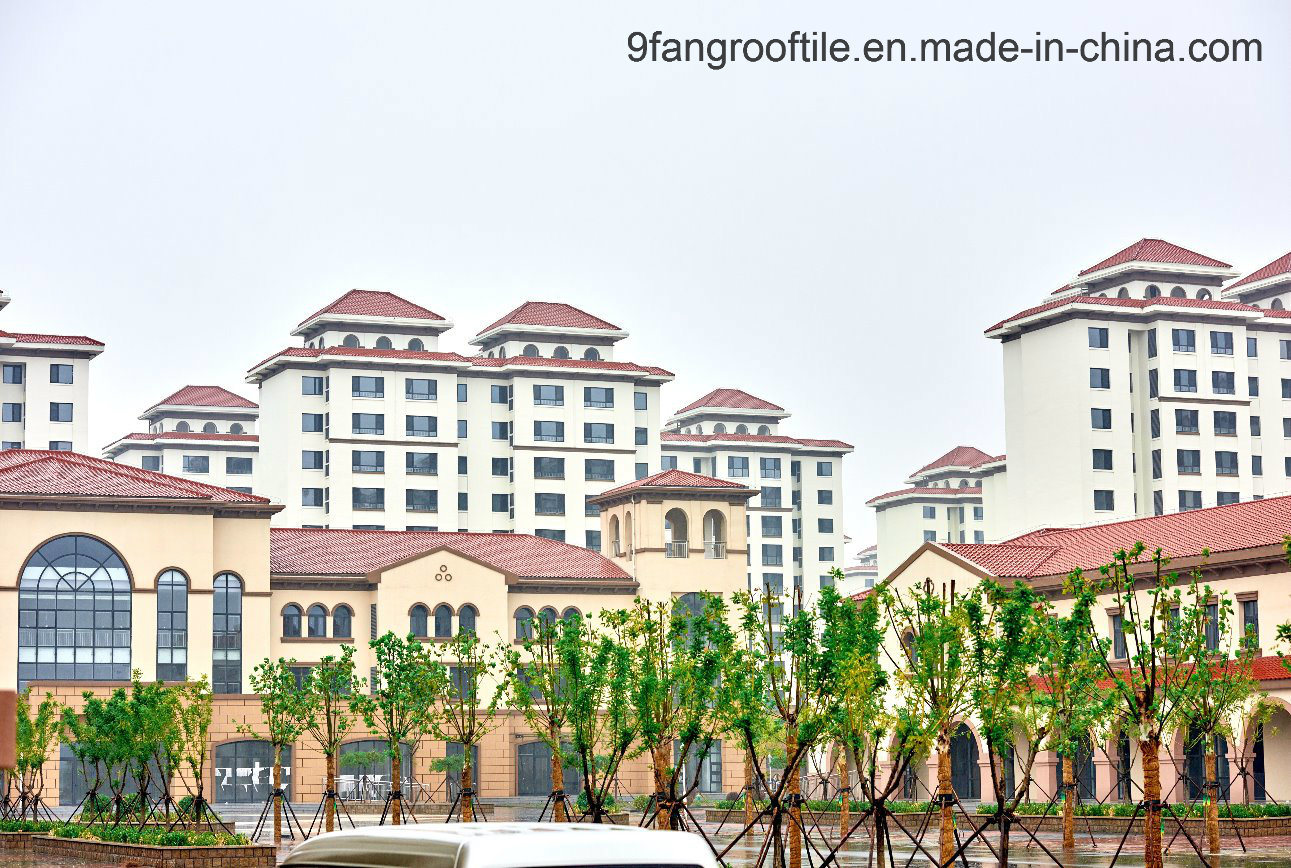 Building Materials, Spanish Roof Tile Project Case, Roofing Made in China