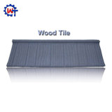 Unbelievably Light Weight Wood Pattern Stone Coated Metal Roof Tile