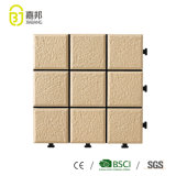 Foshan Low Price Outdoor Garden Interlocking Removable Rustic Ceramic Floor Tiles Panel Design