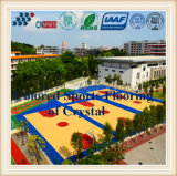 High Quality Spu Wooden Texture Sports Flooring for Basketball Court