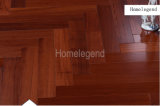 Wine Red Color Teak Herringbone Parquet Wood Flooring/Engineered Wood Flooring