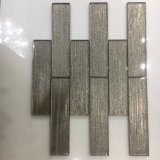 Newest Crystal Coffee Glass Brick Tile for Wall Decoration (Smooth Surface)