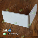 Curved Wall Protection Aluminum Slivery Baseboard Skirting