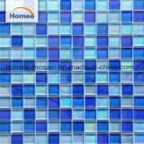 High Quality Mixed Blue Glass Mosaic Swimming Pool Floor Tiles