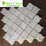 The High Quality Arabesque Carrara White Bianco Marble Mosaic Tile for Bathroom Floor