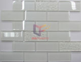 White Color Glass Crystal Mosaic Tiles (CFC593)