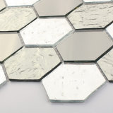 Interior Wall Decoration Hexagon Stained Glass Mosaic Tile for Sale