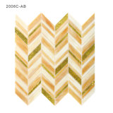 Color Gold Glass Wall Mosaic Tile for Home Decoration