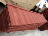 Red Classic PPGI PPGL Stone Coated Steel Sheet Roof Tile
