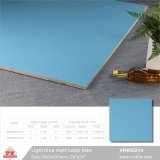 China Foshan Blue Building Material Pure Color Rustic Porcelain Floor Wall Tile (VRR6I214, 600X600mm, 300X600mm/24''x24''; 12''x24'')