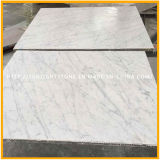 Polished Bianco Carrara White Marble Floor Tile for Bathroom & Kitchen