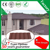 Africa Hot Sale Cheap Colorful Flat Stone Coated Metal Roof Tile