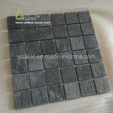 High-End St-018 Black Slate Mosaic for Bathroom Washing Room Wall Covering