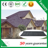 Heat Insulation Building Material Stone Coated Steel Roof Tile Shake Type