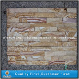 Yellow/Rusty Quartz Culture Stone for Wall Cladding