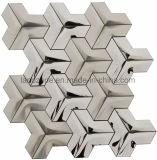 3D Silver Shinning Metal Mosaic Tile (YGS070-9)
