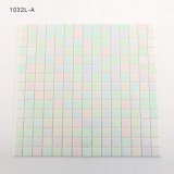 Kitchen Backsplash Iridescent Wall Glass Mosaic Tile