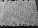New Beautiful Timber White Hexagon Marble Mosaic