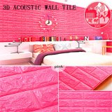 Decorative PVC 3D Acoustic Self Adhesive Brick for Home Theater