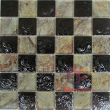 Crystal Mix Black Metal Mosaic Tile (CFM863)