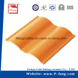 Building Roofing Corrugated Wave Type Clay Roofing Tile Made in China