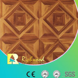 Household 12.3mm Woodgrain Texture Cherry Waxed Edged Laminate Flooring