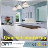 Sparkle Whited Mirror Artificial Quartz Stone Slab Countertops