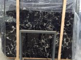 Silve Portoro Black Marble, Marble Tiles and Marble Slabs