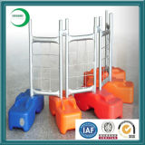 Temporary Wire Mesh Fence Stands Concrete Block