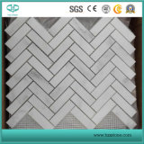 Hexagon/Basketweave/Herringbone/French Pattern Floor/Wall White Marble Mosaics for Bathroom Flooring Tiles