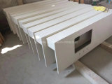 Prefabricated Plain White Quartz Stone for Countertop