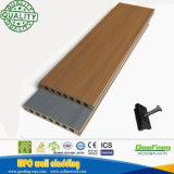 Easily-Installed HDPE Wood Texture Wood Plastic Composite Decking with Ce, Fsc Certificates