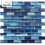 Hot Sale blue Color Hand Painting Outdoor Swimming Pool Mosaic Tile