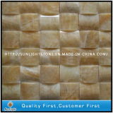 Natural Honey Yellow Onyx Mosaic for Kitchen Wall Backsplash Tile