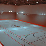 Polypropylene Interlock Floor for Basketball Sport Court