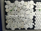 White Marble Mosaic with Free Patterns, Ideal for Hotel and Club