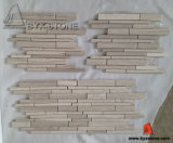 Polished Waterfall Grey Wood Marble Stone Tile Mosaic for Decoration