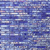 Mosaic Tile Glass Water Ripples Blue