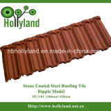 Corrugated Steel Sheet Stone Coated Metal Roof Tile (Ripple Tile)