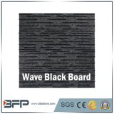 Polished Custom GLS1004 Wave Black Antique Cut-to-Size Granite