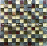 Slate and Glass Mosaic Tiles Mixed Kitchen Tile Wall Tile