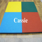 Gym Rubber Flooring Tile/Anti-Slip Floor Mats for Kindergarten