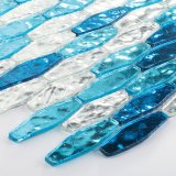 Blue See Color Crystal Stained Glass Mosaic Tile for Backsplash
