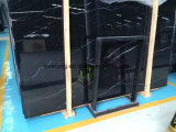 Cheap Price Black Nero Marquina Marble Slab with White Veins